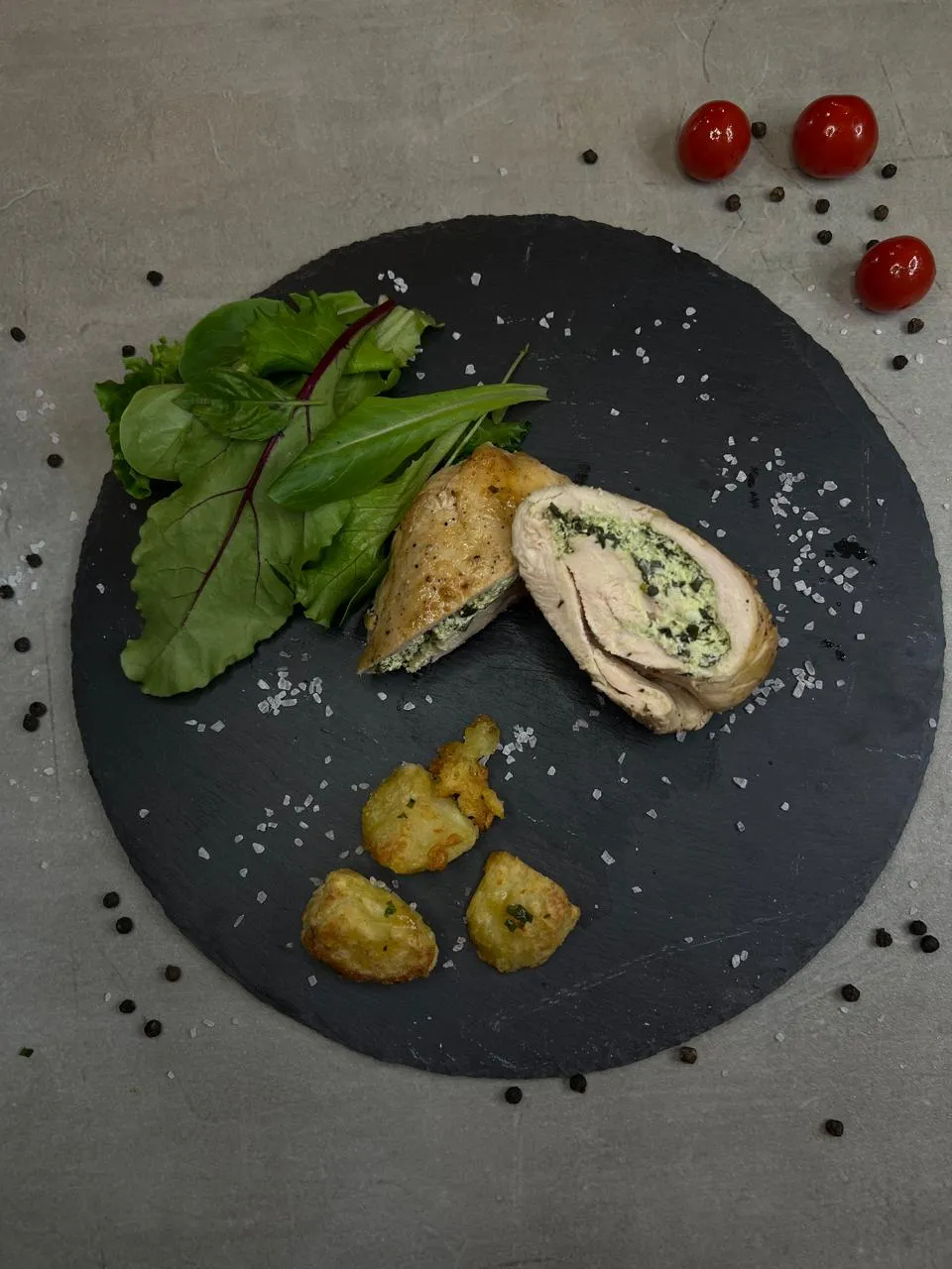 Pechuga Rellena de Ricotta y Espinaca